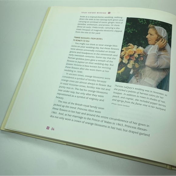 Wedding Planning Book - “Your Vintage Wedding” by Nancy Easton - Picture 7 of 7